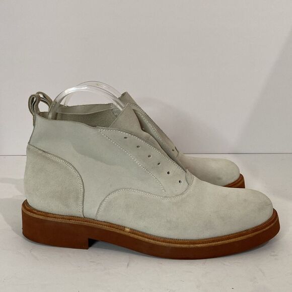 Sartore Laceless Ankle boot - white grey suede/leather - Picture 2 of 11